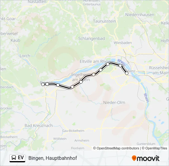 EV Bus Line Map
