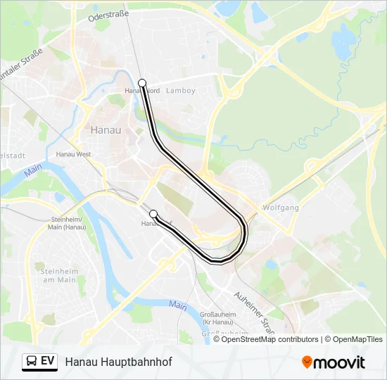 EV Bus Line Map
