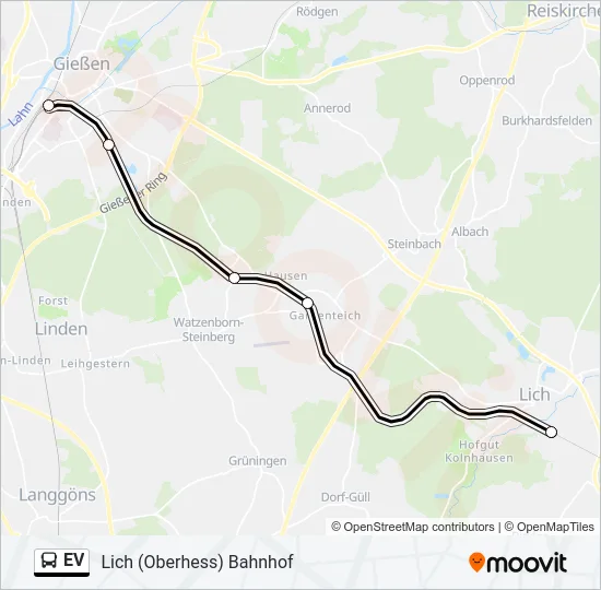 EV Bus Line Map