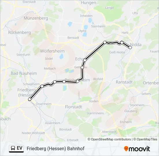 EV Bus Line Map
