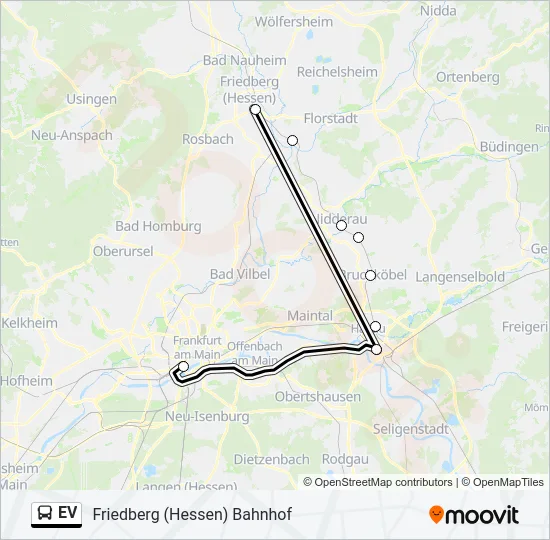 EV Bus Line Map