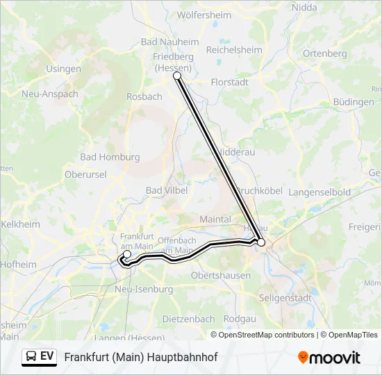 EV Bus Line Map