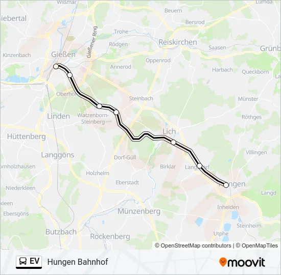 EV Bus Line Map