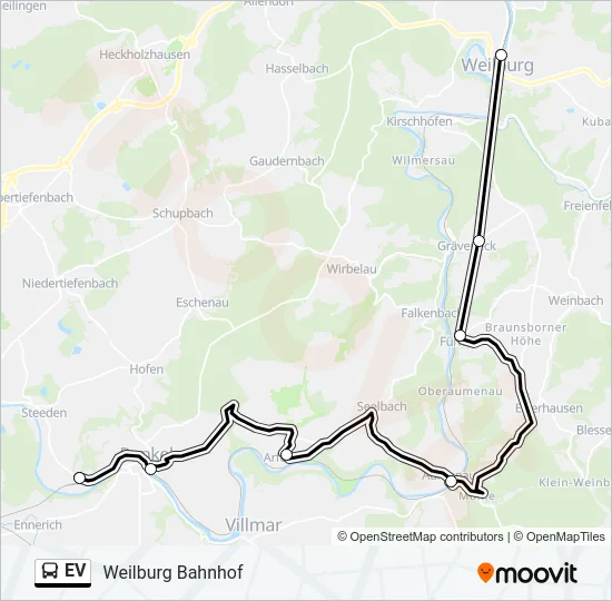 EV Bus Line Map