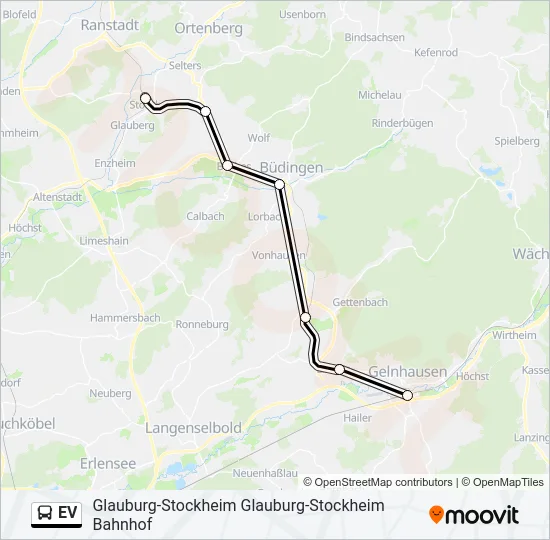 EV Bus Line Map