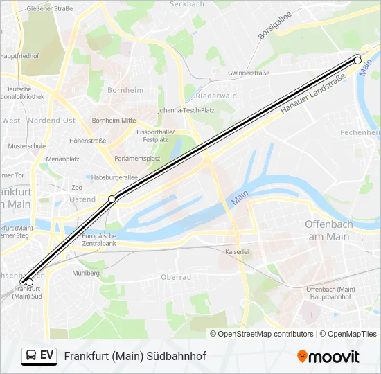 EV Bus Line Map