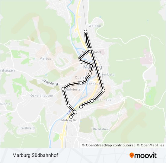 AST 6 bus Line Map AST 6 bus Line Map