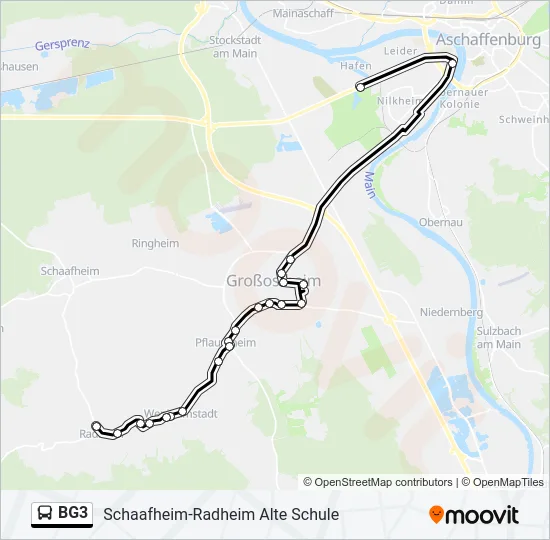 BG3 Bus Line Map