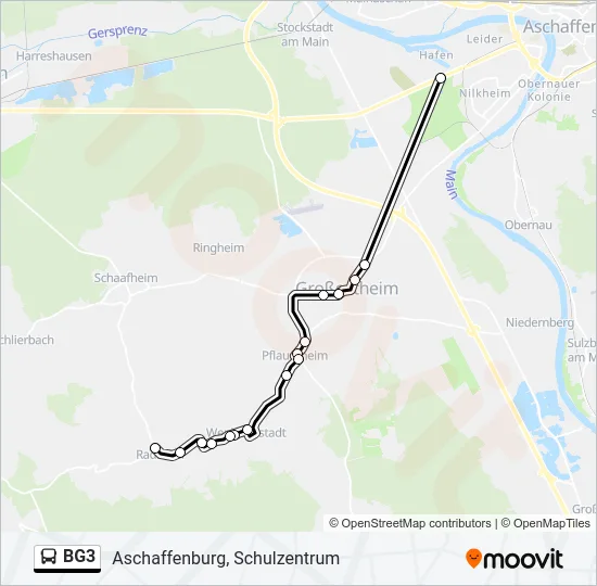 BG3 Bus Line Map