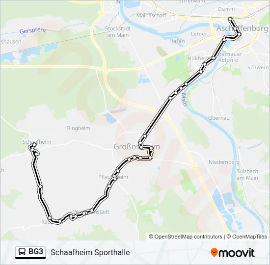 BG3 Bus Line Map