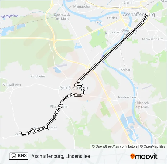BG3 Bus Line Map