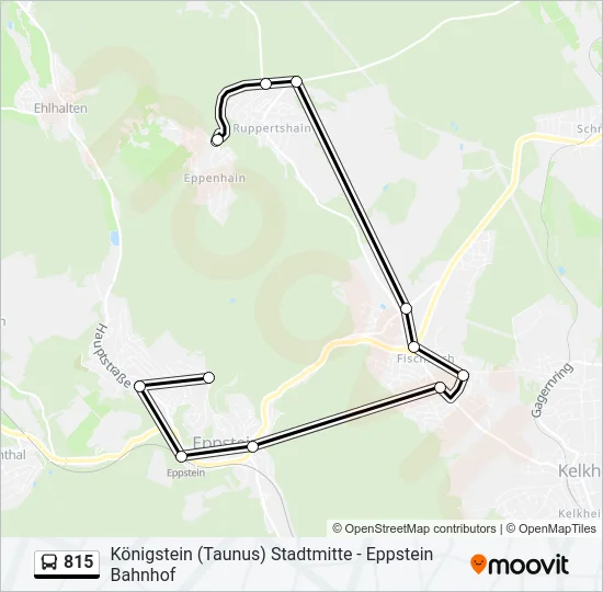 815 Bus Line Map