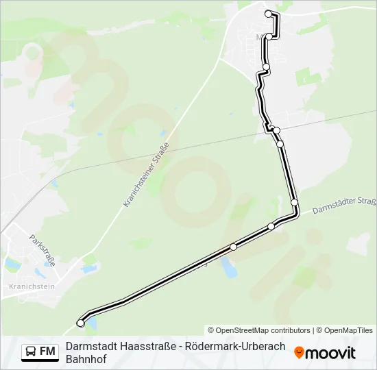FM Bus Line Map
