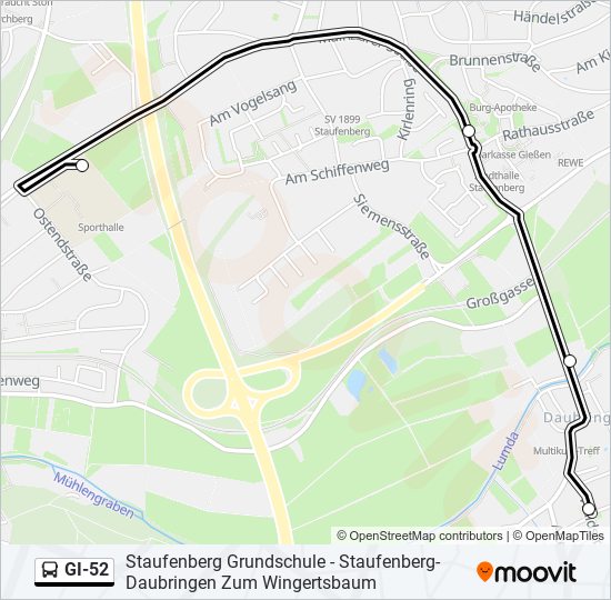 gi52 Route Fahrpläne, Haltestellen & Karten Lollar Cbes (Aktualisiert)