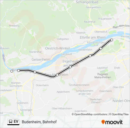 EV Bus Line Map
