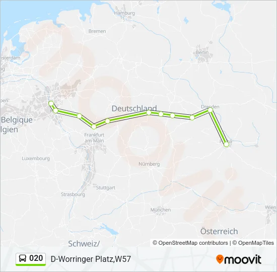 020 Bus Line Map