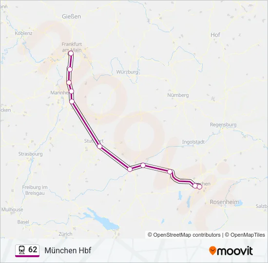 62 Train Line Map
