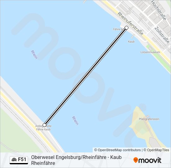 F51 Ferry Line Map