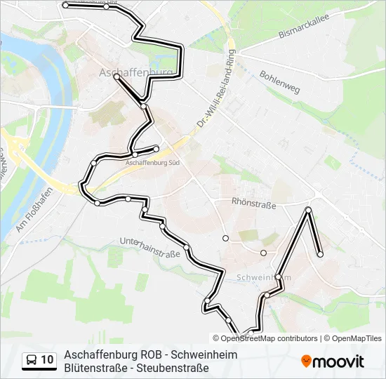 10 Bus Line Map
