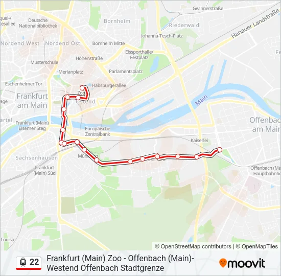 22 Light Rail Line Map