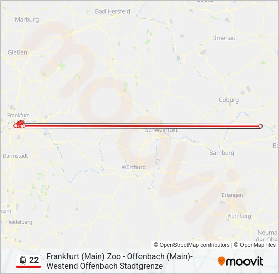 22 Light Rail Line Map