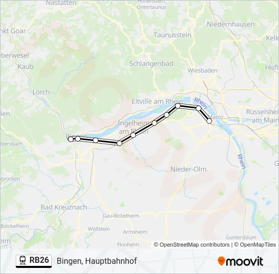 RB26 Train Line Map