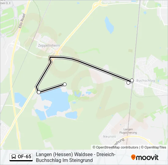 OF-65 Bus Line Map
