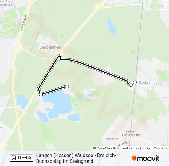 OF-65 Bus Line Map