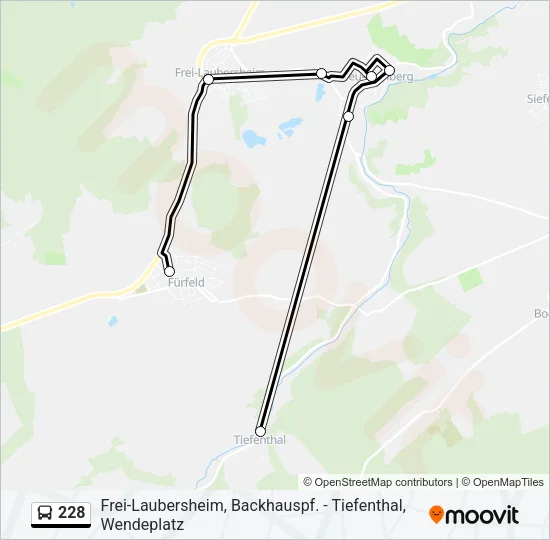 228 Bus Line Map