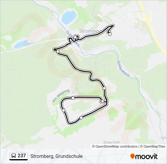 237 Bus Line Map