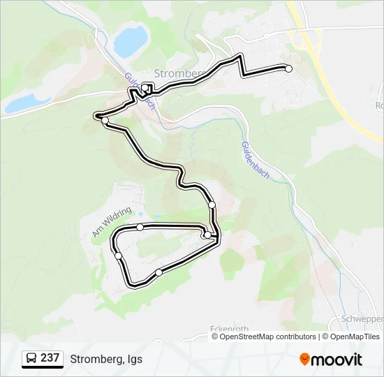 237 Bus Line Map