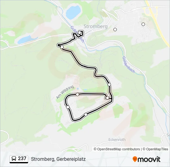 237 Bus Line Map