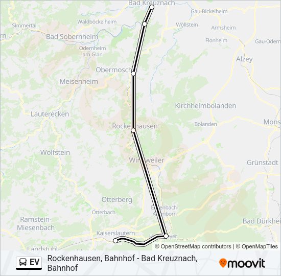 EV Bus Line Map