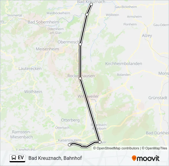 EV Bus Line Map