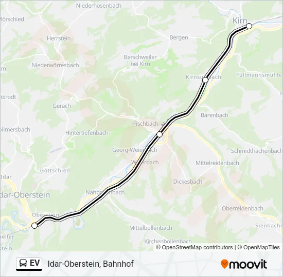 EV Bus Line Map