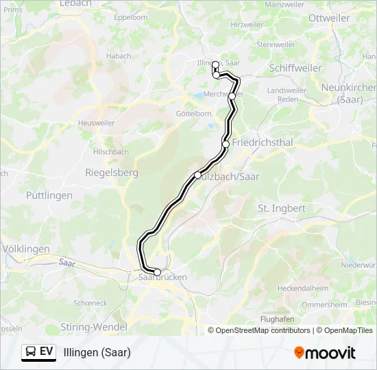 EV Bus Line Map