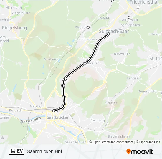 EV Bus Line Map