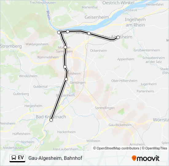 EV Bus Line Map