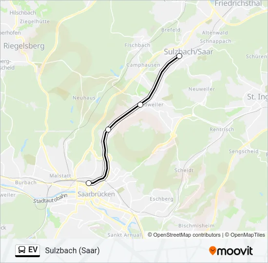 EV Bus Line Map