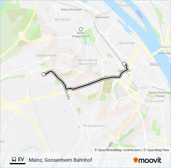 EV Bus Line Map