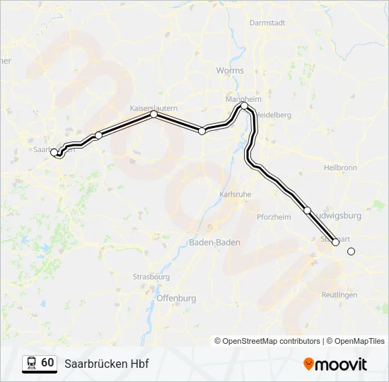60 Train Line Map