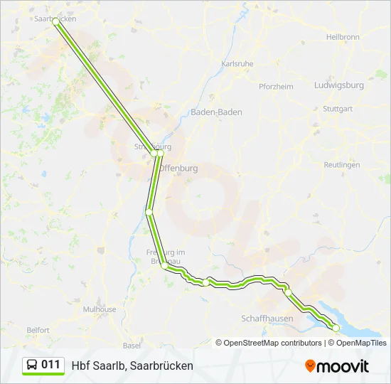 011 Bus Line Map