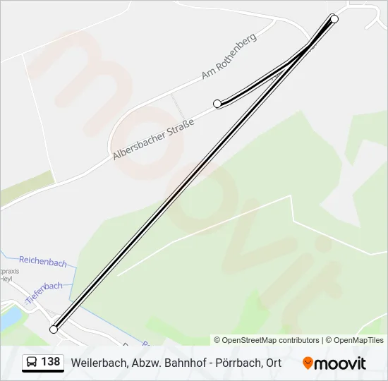 138 Bus Line Map