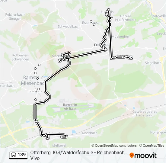 139 Bus Line Map