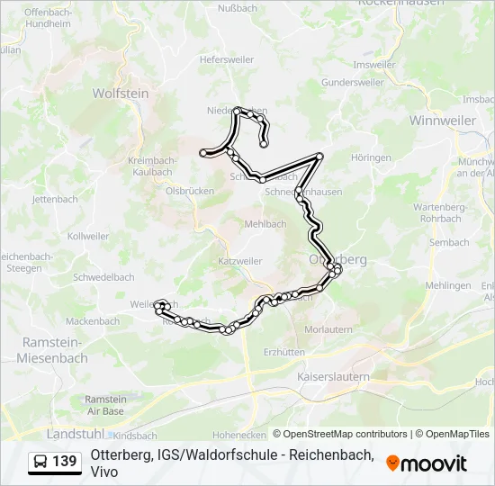 139 Bus Line Map