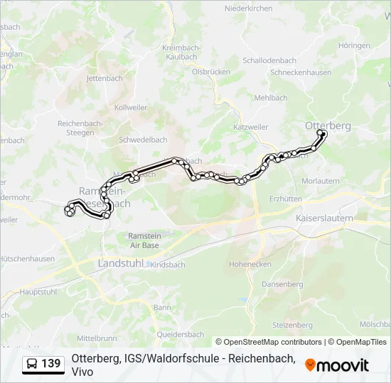 139 Bus Line Map