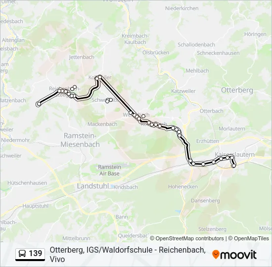 139 Bus Line Map