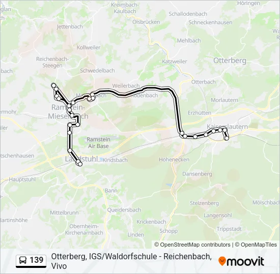 139 Bus Line Map