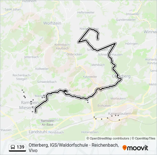 139 Bus Line Map