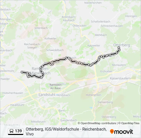 139 Bus Line Map